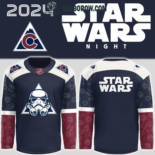 Colorado Avalanche Memories Of Star Wars Night 2024 Personalized Hockey Jersey