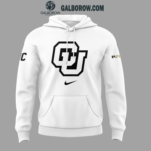 Colorado Buffaloes 2024 White New Face New Season Hoodie T-Shirt