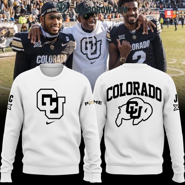 Colorado Buffaloes 2024 White New Face New Season Hoodie T-Shirt