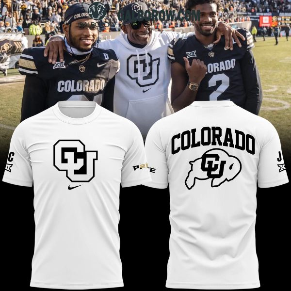 Colorado Buffaloes 2024 White New Face New Season Hoodie T-Shirt