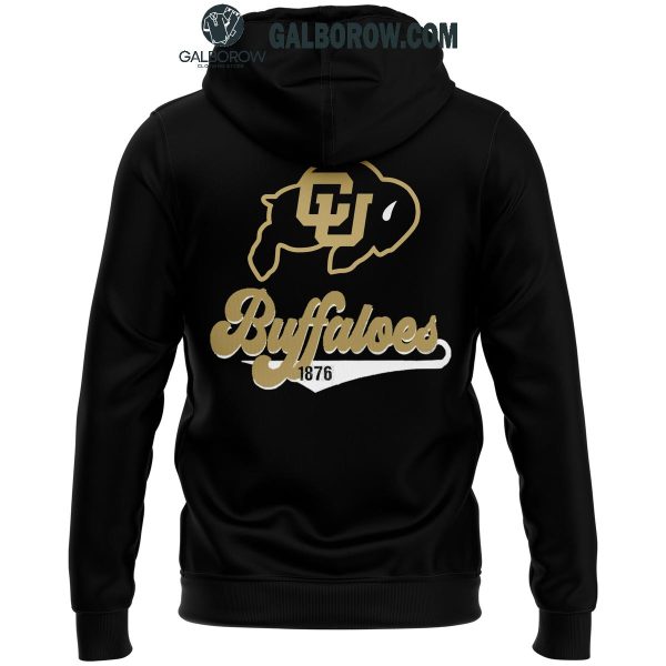 Colorado Buffaloes Since 1876 Throwback Black 2024 Hoodie T-Shirt