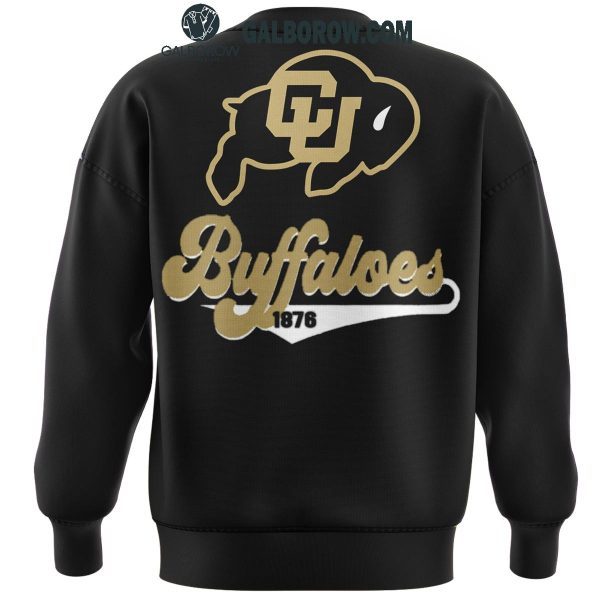 Colorado Buffaloes Since 1876 Throwback Black 2024 Hoodie T-Shirt