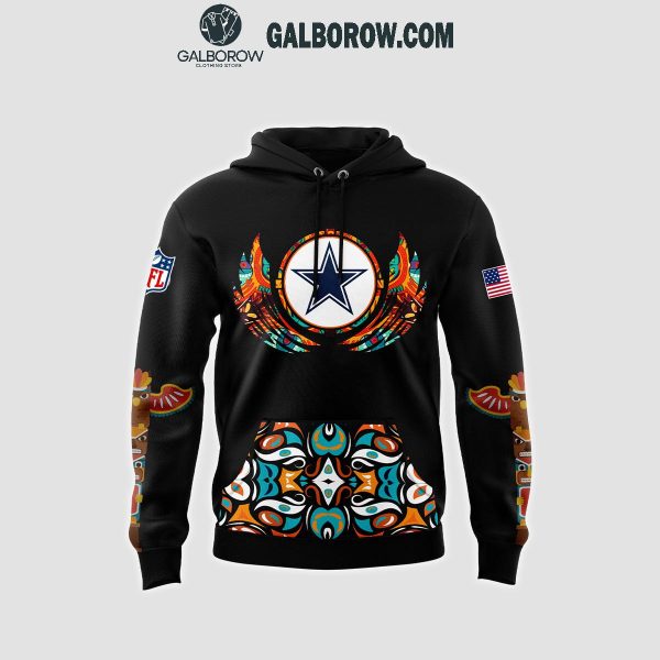 Dallas Cowboys 2024 NHL Native American Heritage Month Hoodie T-Shirt