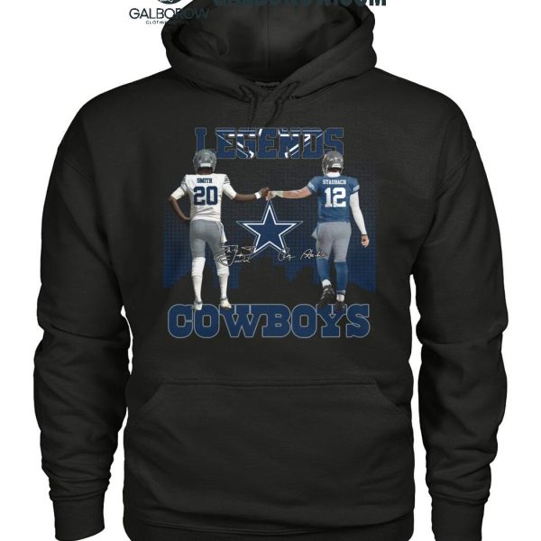 Dallas Cowboys The Legends Tyler Smith Roger Staubach T Shirt