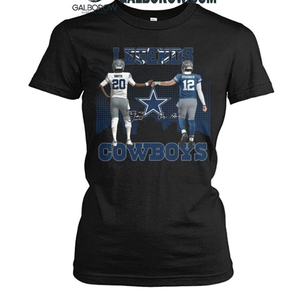 Dallas Cowboys The Legends Tyler Smith Roger Staubach T Shirt