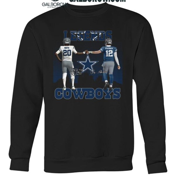 Dallas Cowboys The Legends Tyler Smith Roger Staubach T Shirt