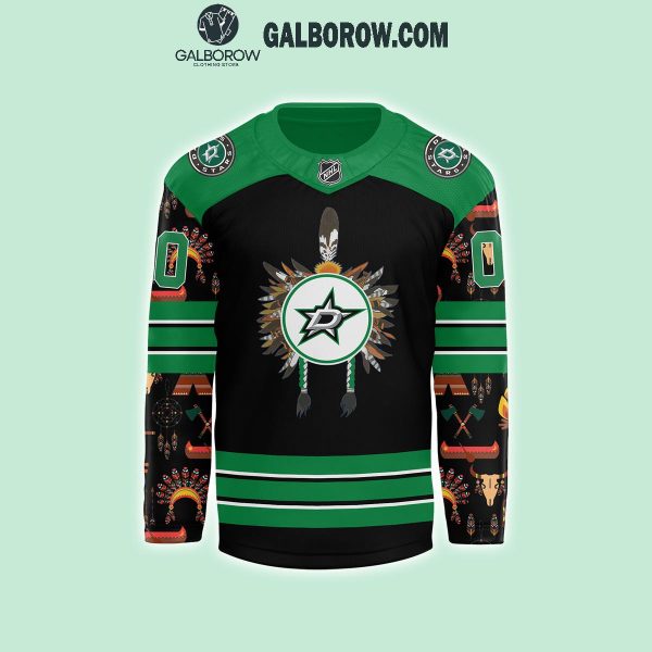 Dallas Stars 2024 Celebrating Native American Heritage Month Personalized Hockey Jersey