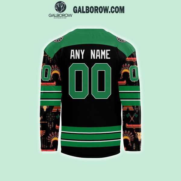 Dallas Stars 2024 Celebrating Native American Heritage Month Personalized Hockey Jersey