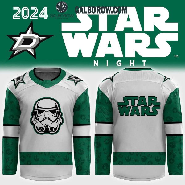 Dallas Stars Enjoying Star Wars Night And Memories Personalized Hockey Jersey