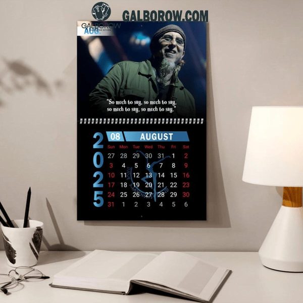 Dave Matthews Band Happy New Year 2025 Wall Hanging Calendar