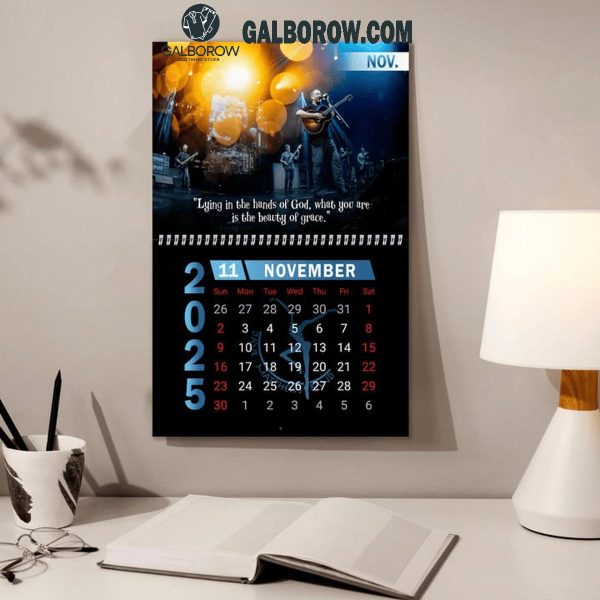 Dave Matthews Band Happy New Year 2025 Wall Hanging Calendar