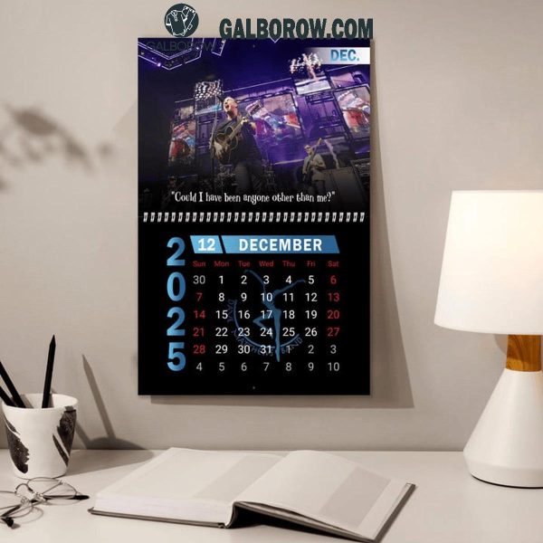 Dave Matthews Band Happy New Year 2025 Wall Hanging Calendar