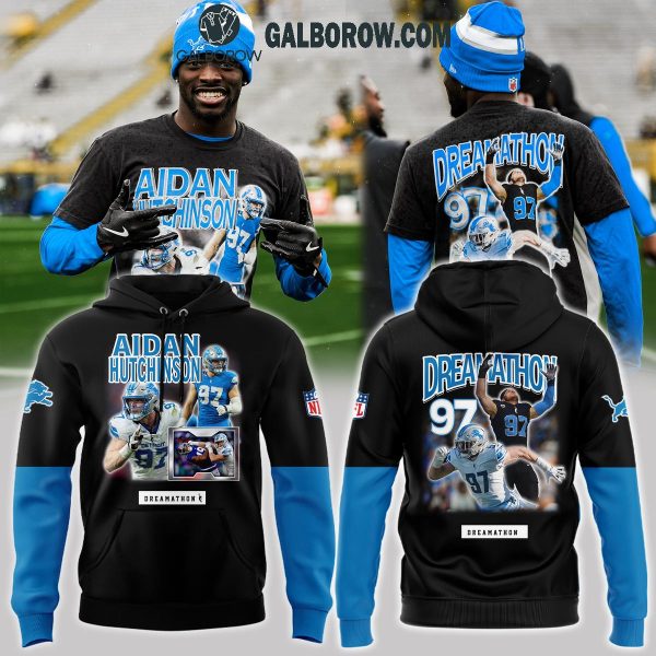 Detroit Lions Aidan Hutchinson Dreamathon 2024 Hoodie T-Shirt