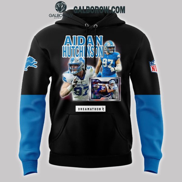 Detroit Lions Aidan Hutchinson Dreamathon 2024 Hoodie T-Shirt