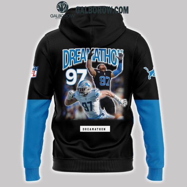 Detroit Lions Aidan Hutchinson Dreamathon 2024 Hoodie T-Shirt