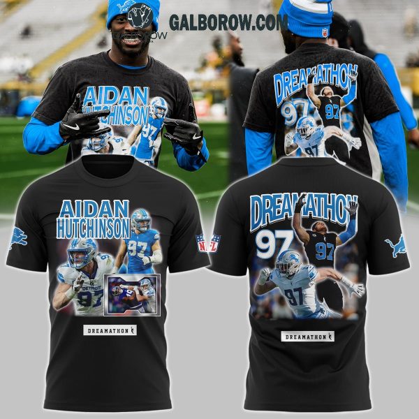 Detroit Lions Aidan Hutchinson Dreamathon 2024 Hoodie T-Shirt