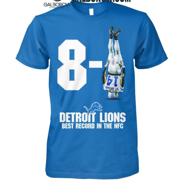 Detroit Lions Best Record In The NFC 8-1 Football Team 2024 T-Shirt