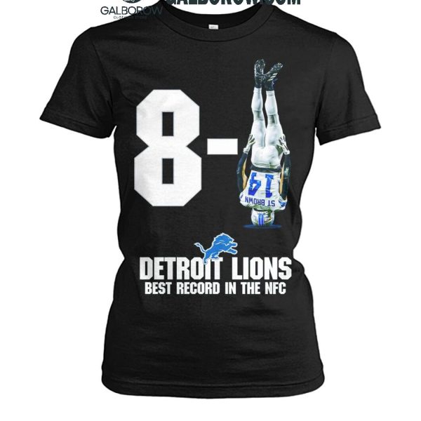 Detroit Lions Best Recor In The NFC 8 1 Football Team 2024 T Shirt