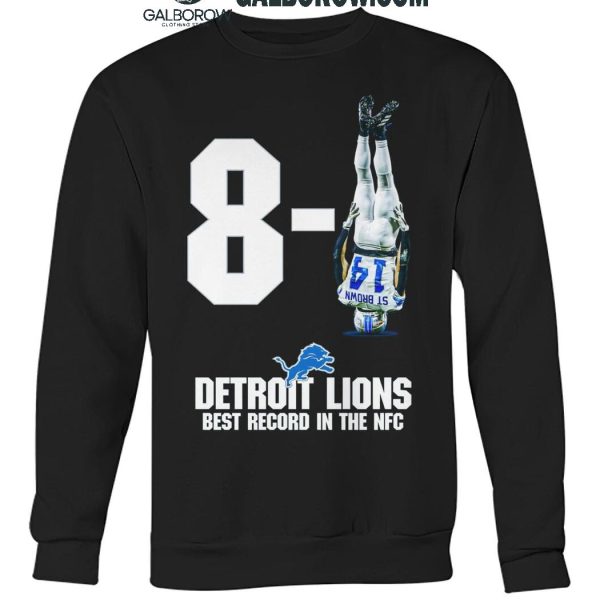 Detroit Lions Best Recor In The NFC 8 1 Football Team 2024 T Shirt