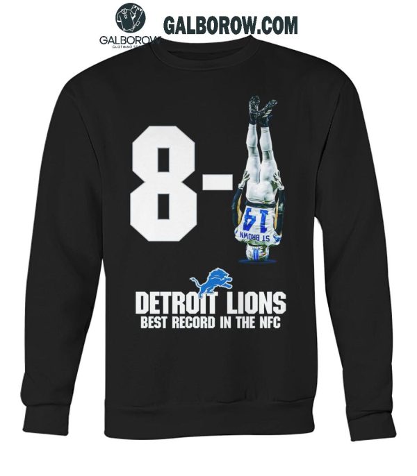 Detroit Lions Best Record In The NFC 8-1 Football Team 2024 T-Shirt