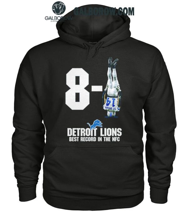 Detroit Lions Best Record In The NFC 8-1 Football Team 2024 T-Shirt