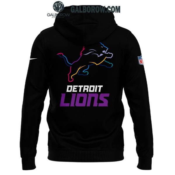 Detroit Lions Crucial Catch Football Versus Intercept Cancer 2024 Hoodie T-Shirt