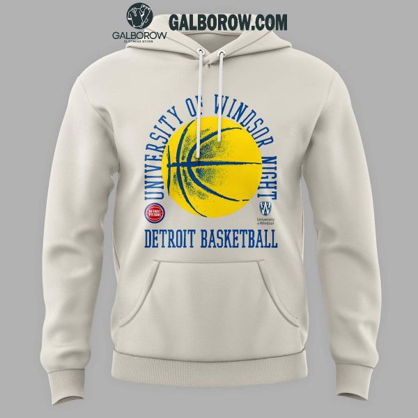 Detroit Pistons 2024 University of Windsor Hoodie T-Shirt