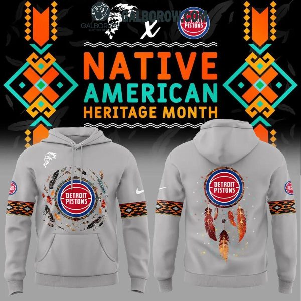 Detroit Pistons Native American Heritage Month Love 2024 Hoodie T-Shirt