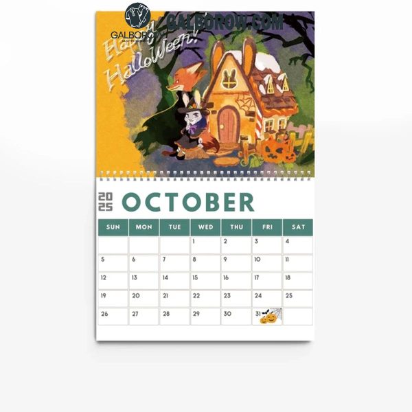 Disney Zootopia A Brand New Year 2025 Wall Hanging And Desk Calendar