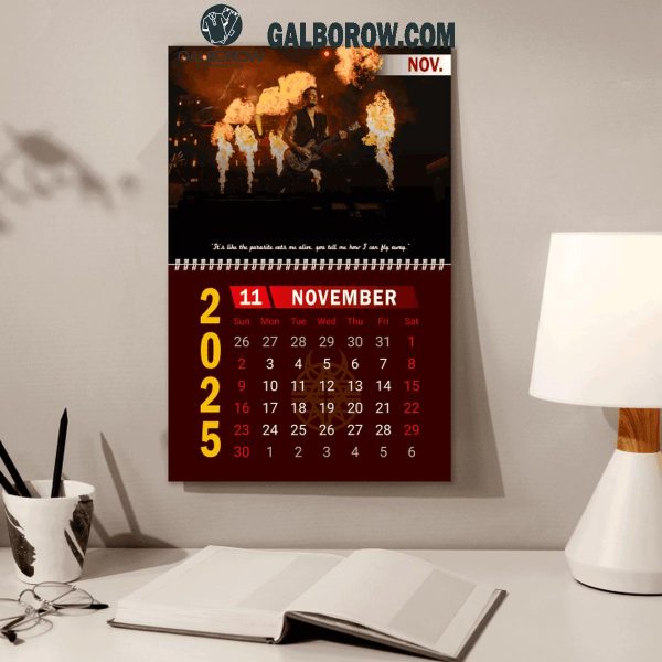 Disturbed Happy New Year 2025 Wall Hanging Calendar