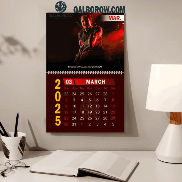 Disturbed Happy New Year 2025 Wall Hanging Calendar