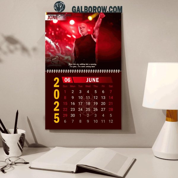 Disturbed Happy New Year 2025 Wall Hanging Calendar