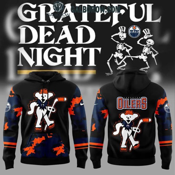 Edmonton Oilers Celebrating Grateful Dead Night 2024 Hoodie T-Shirt