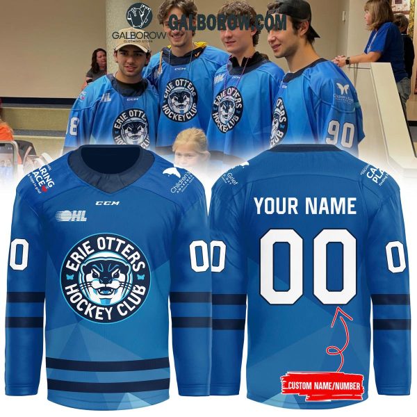 Erie Otters Highmark Caring Place 2024 Personalized Hockey Jersey