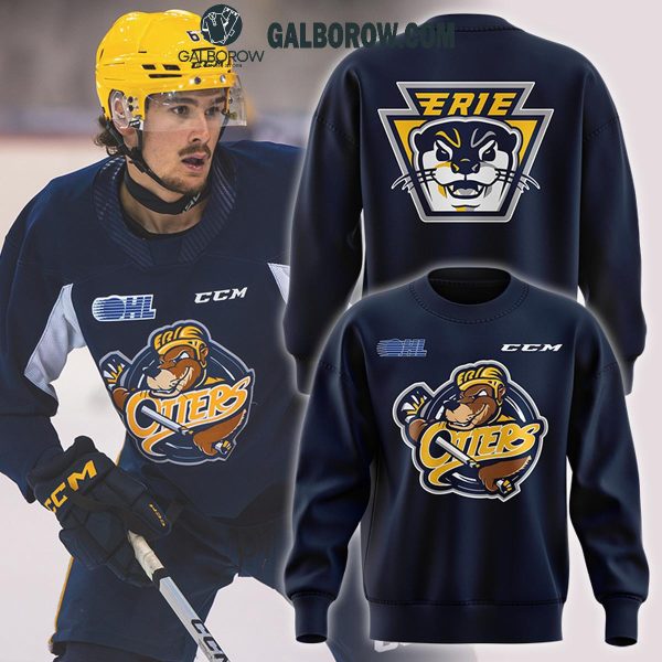 Erie Otters Otto Mascot You Otter Stay Here Hoodie T-Shirt