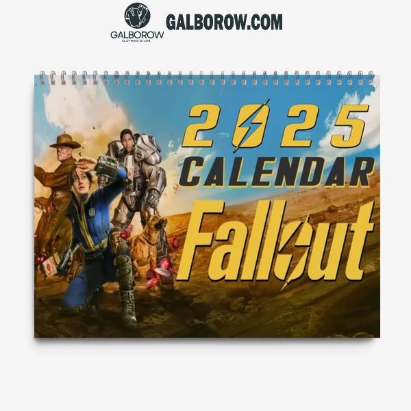 Fallout A Brand New Year 2025 Wall Hanging And Desk Calendar