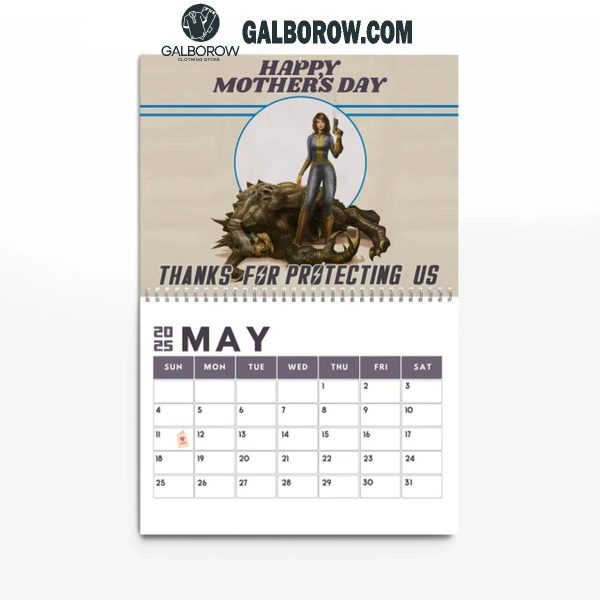 Fallout A Brand New Year 2025 Wall Hanging And Desk Calendar