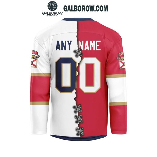 Florida Panthers 2024 Home Mix Away Personalized Hockey Jersey