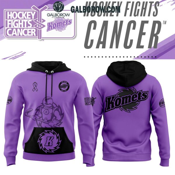 Fort Wayne Komets Hockey Fight Cancer One Team 2024 Hoodie T-Shirt