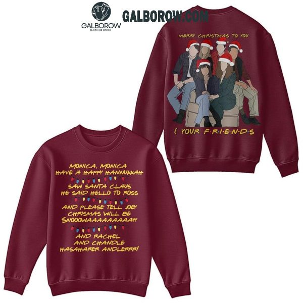 Friends Merry Christmas To You And Your Friends Hoodie T-Shirt