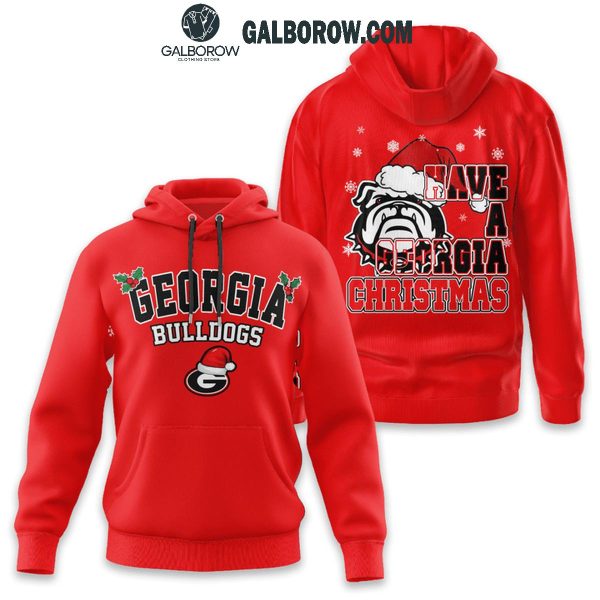 Georgia Bulldogs Have A Merry Georgia Christmas Hoodie T-Shirt