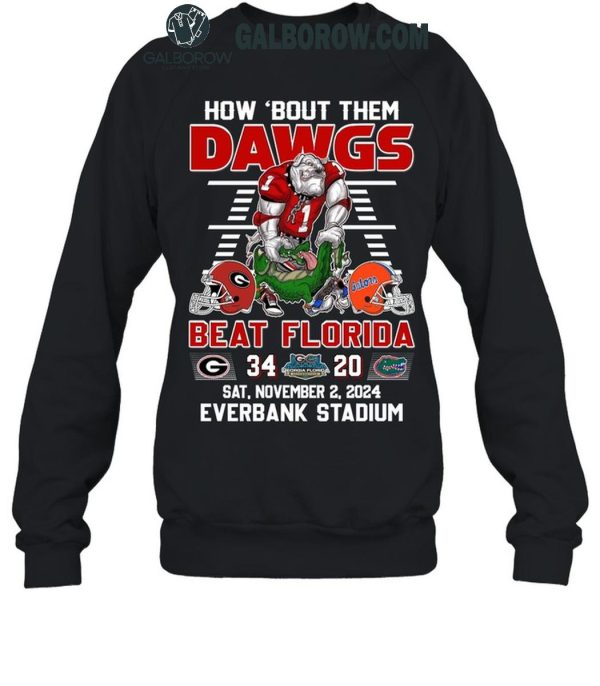 Georgia Bulldogs How ‘Bout Them Dawgs Beat Florida Gators T-Shirt