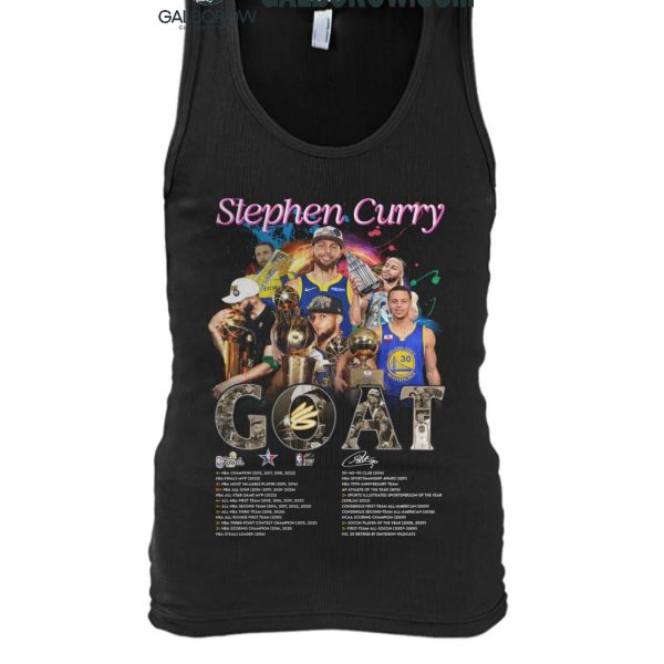 Golden State Warriors Stephen Curry The Goat The Legend Proud T Shirt