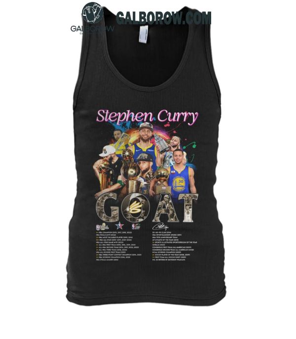 Golden State Warriors Stephen Curry The Goat The Legend Proud T-Shirt