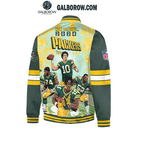 Green Bay Packers Now Loading For 2024-2025 Season Baseball Jacket