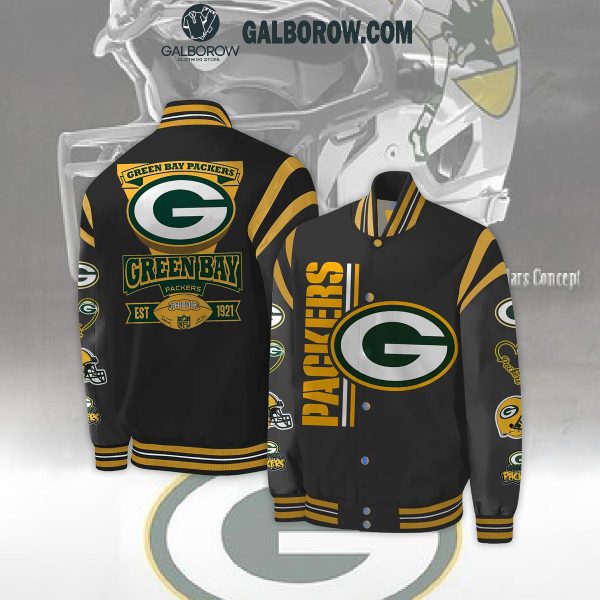 Green Bay Packers RetroDesign Sine 1921 Season Baseball Jacket