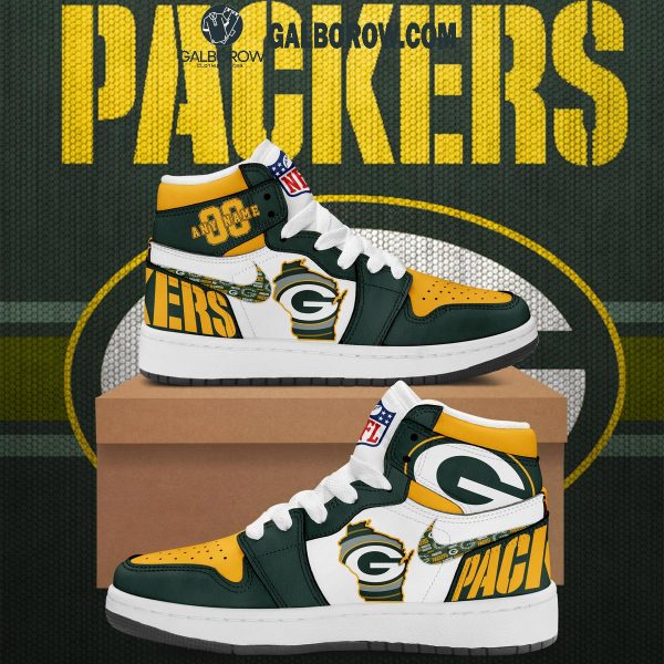 Green Bay Packers The Pride Of Team 2024 Personalized Air Jordan 1 Shoes