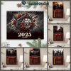 Green Day Happy New Year 2025 Wall Hanging Calendar