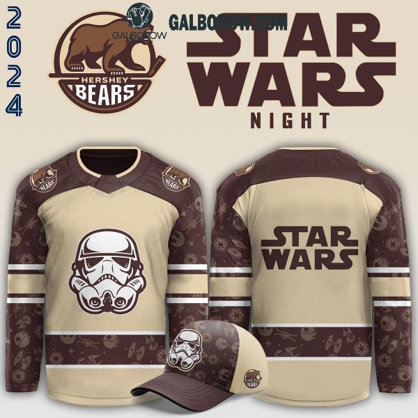 Hershey Bears The Memories Of Star Wars 2024 Hockey Jersey