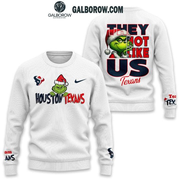 Houston Texans Football They Not Like Us Merry Christmas Hoodie T-Shirt